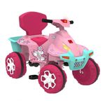 Motoca Quadriciclo Smart Quad Passeio Pedal Rosa Bandeirante
