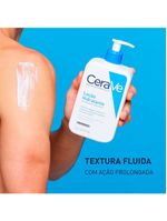 Loção hidratante corporal cerave para pele seca com Ácido hialurônico e ceramidas