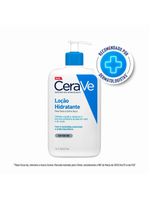 Loção hidratante corporal cerave para pele seca com Ácido hialurônico e ceramidas