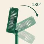 Ventilador De Mesa Dobravel Mini Circulador Ar Telescopico Usb Portatil Ajustavel Com Suporte Apoio Celular