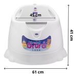 Banheira Ofurô Grande 1 A 6 Anos Prime Baby Criança Bebê Branco