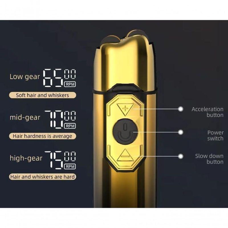 Maquina Barbear Eletrico 5w Barbeador Sem Fio Kemei Tx10