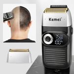 Maquina Kemei Km 2026 Shaver Sem Fio Bivolt Recarregável