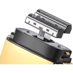 Maquina De Barbear Recarregável Metal Kemei Km Tx1 Silver