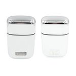 Maquina De Barbear Recarregável Metal Kemei Km Tx1 Silver