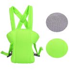 Canguru Classic Sling Carregador Mamae Bebe Passear Mochila Ergonomica 3 Em 1 Ajustavel Verde
