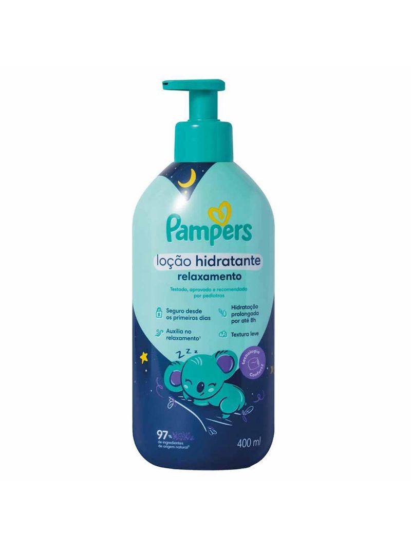 Loção hidratante relaxamento pampers