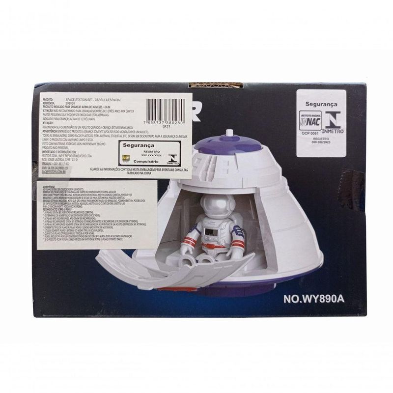 Cápsula Espacial - Space Station Set - Luz E Som - Yestoys