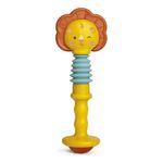 Chocalho E Mordedor Esticadinho Leãozinho Elka Brinquedos Amarelo