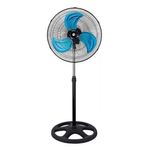 Ventilador Coluna 110V De Chao Potente Profissional 3 Velocidades 45w Coluna Pedestal Giratorio 3 Velocidades Turbo Sile