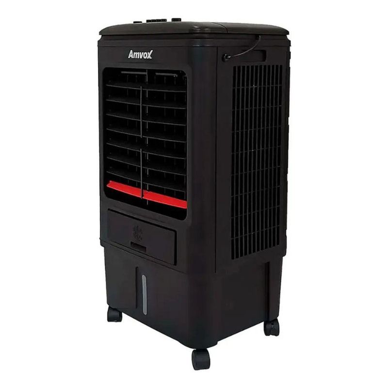Climatizador De Ar Amvox Umidifica E Ventila 18L Preto 110V