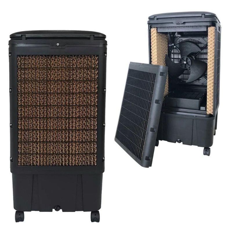 Climatizador De Ar Amvox Umidifica E Ventila 18L Preto 110V