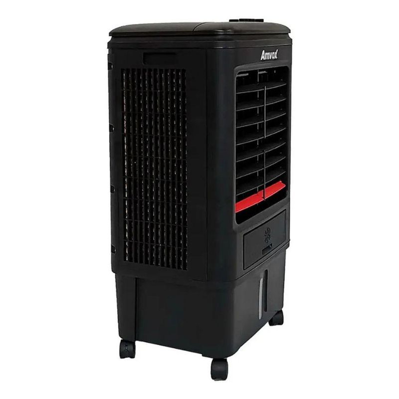 Climatizador De Ar Amvox Umidifica E Ventila 18L Preto 110V