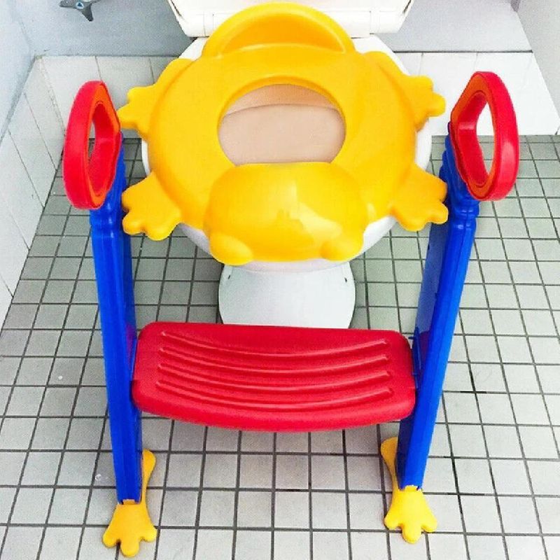 Troninho Assento Infantil Redutor De Vaso Sanitario Com Escada Sapinho