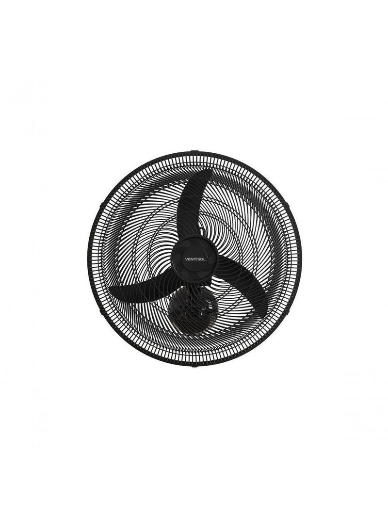Ventilador De Parede Ventisol Oscilante New 50cm Preto 220v