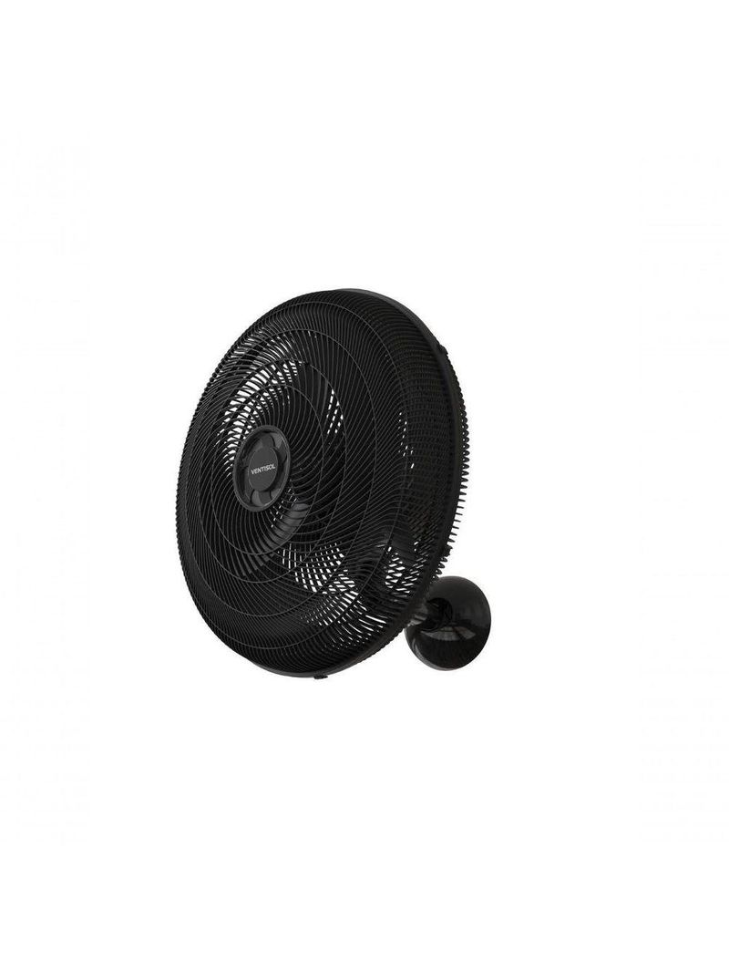 Ventilador De Parede Ventisol Oscilante New 50cm Preto 220v