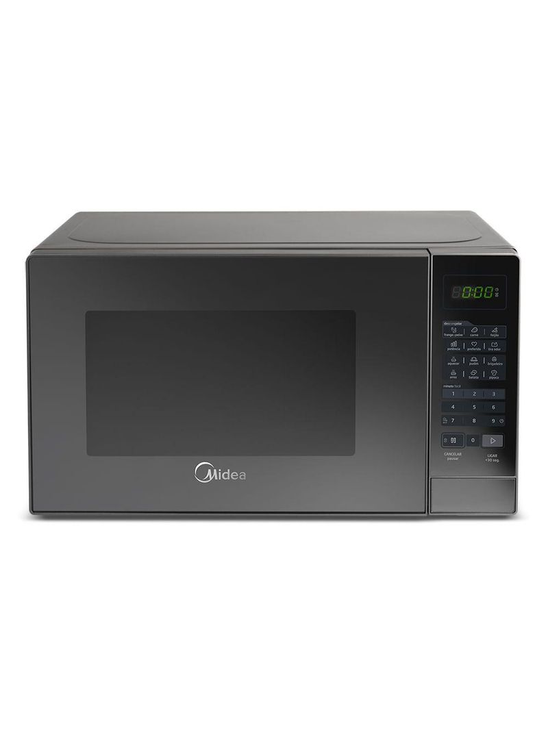Micro-ondas Midea 20L Porta Espelhada Minuto Fácil Prata MRAE21 110V