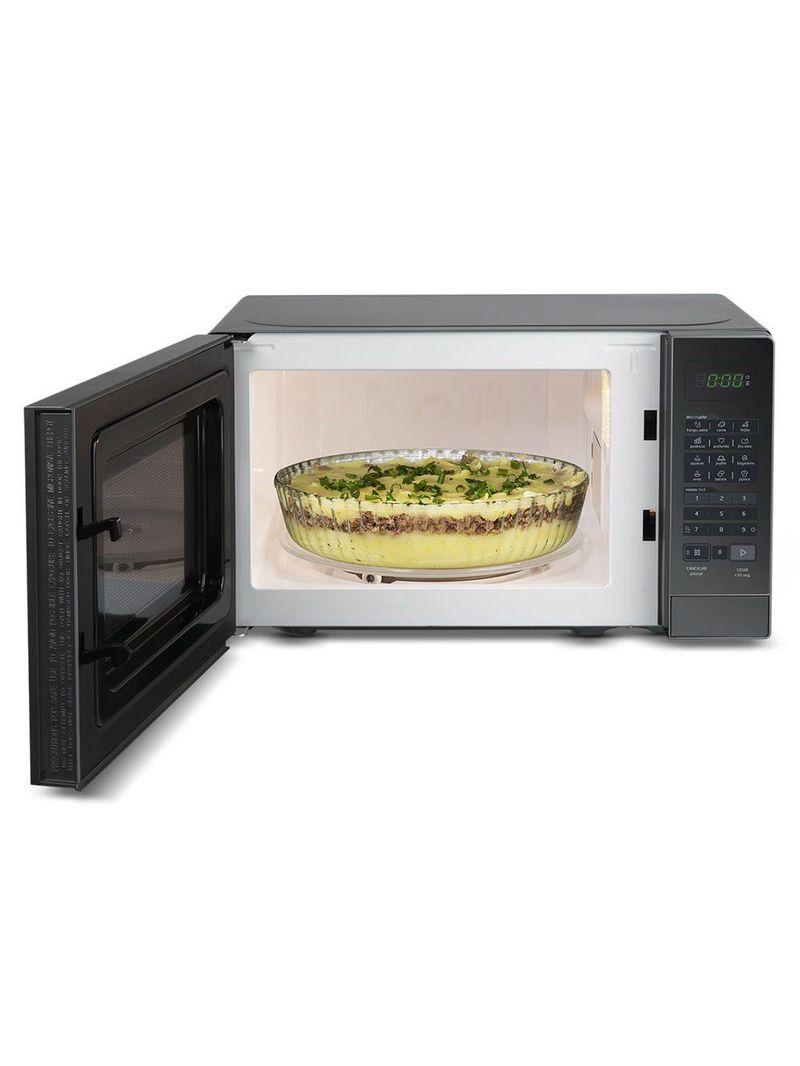 Micro-ondas Midea 20L Porta Espelhada Minuto Fácil Prata MRAE21 110V