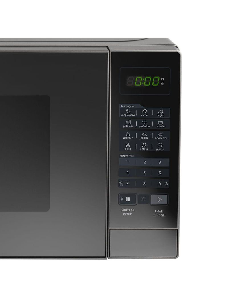 Micro-ondas Midea 20L Porta Espelhada Minuto Fácil Prata MRAE21 110V