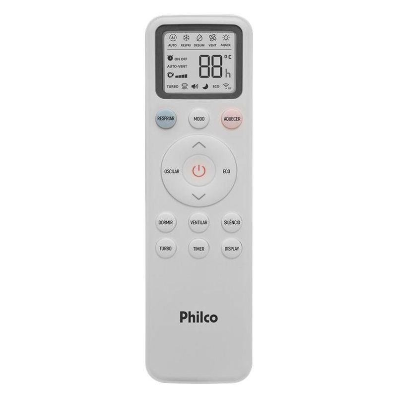 Ar Condicionado Split Inverter Philco PAC18QG Espelhado 18000 BTUs Quente e Frio 220V