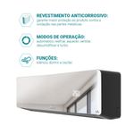 Ar Condicionado Split Inverter Philco PAC18QG Espelhado 18000 BTUs Quente e Frio 220V