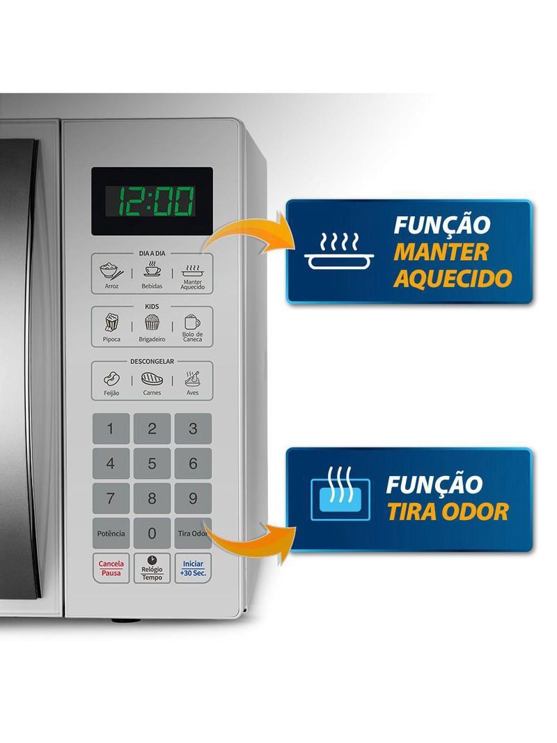 Micro-ondas 34l Mondial Mo-02-34-w 220v/60hz