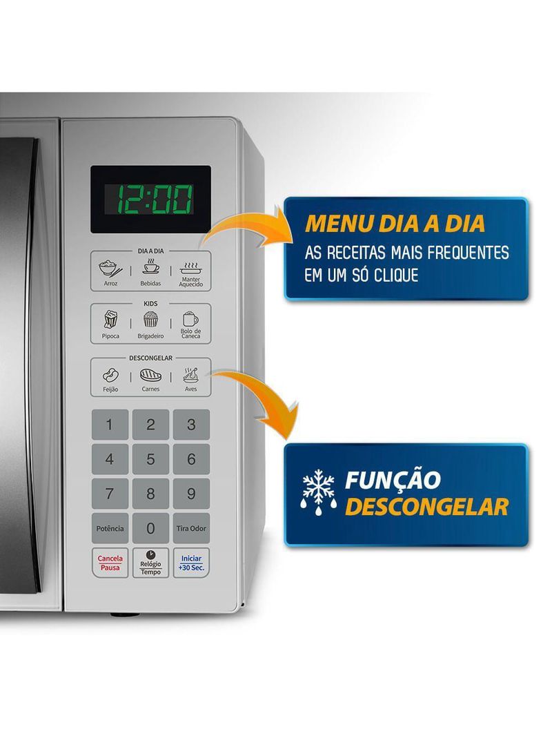 Micro-ondas 34l Mondial Mo-02-34-w 220v/60hz