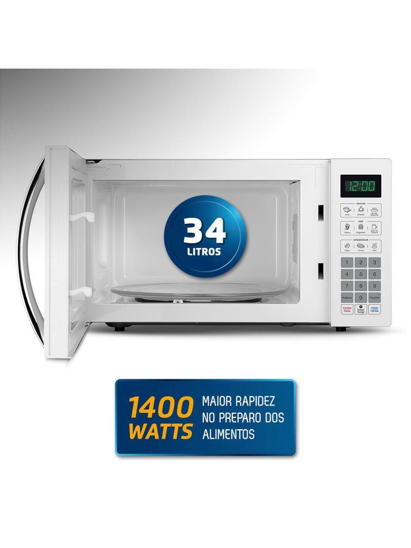 Micro-ondas 34l Mondial Mo-02-34-w 220v/60hz