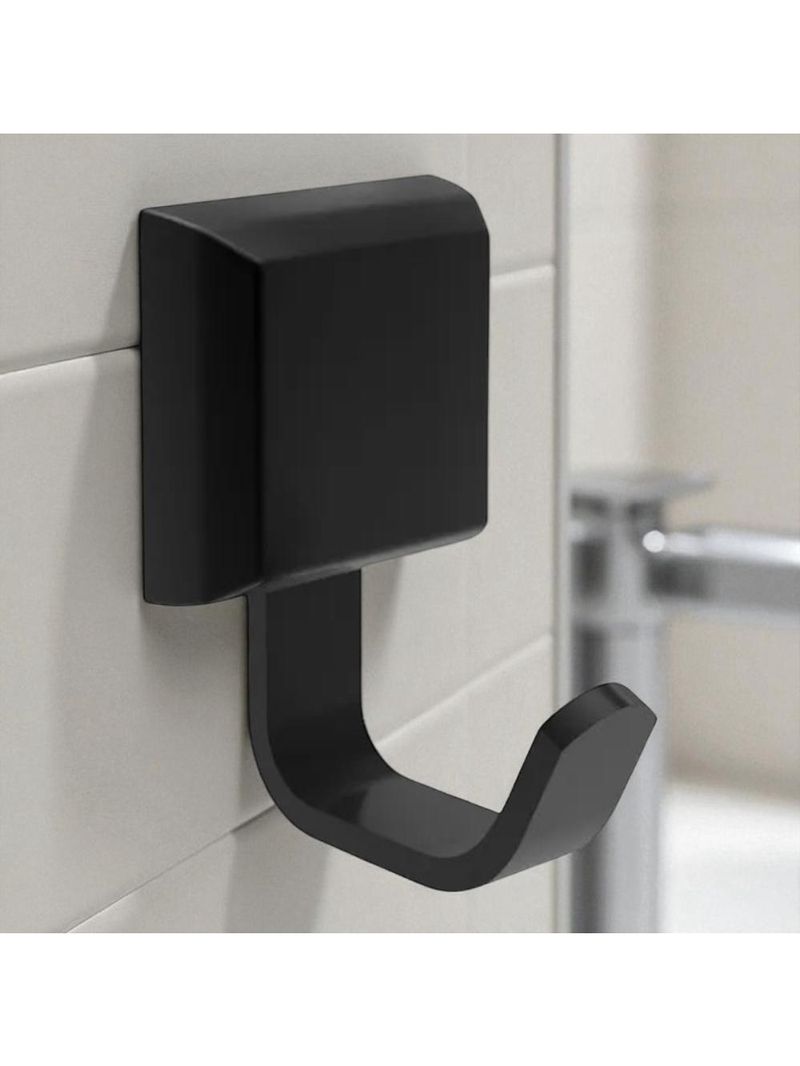 Suporte Cabide Cabideiro Gancho Luxo Preto