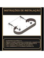 Suporte Kit De Acessórios Para Banheiro 5 Peças