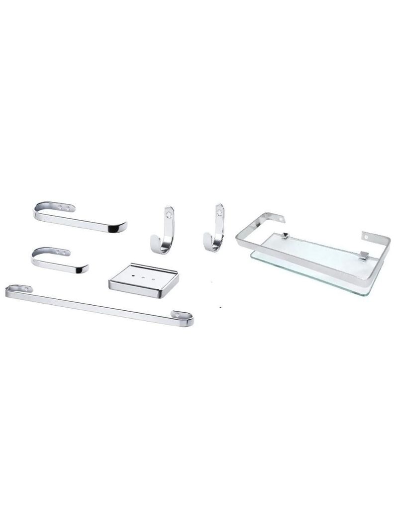 Suporte 2 Kits De Acessório Para Baneiro 14 Peças