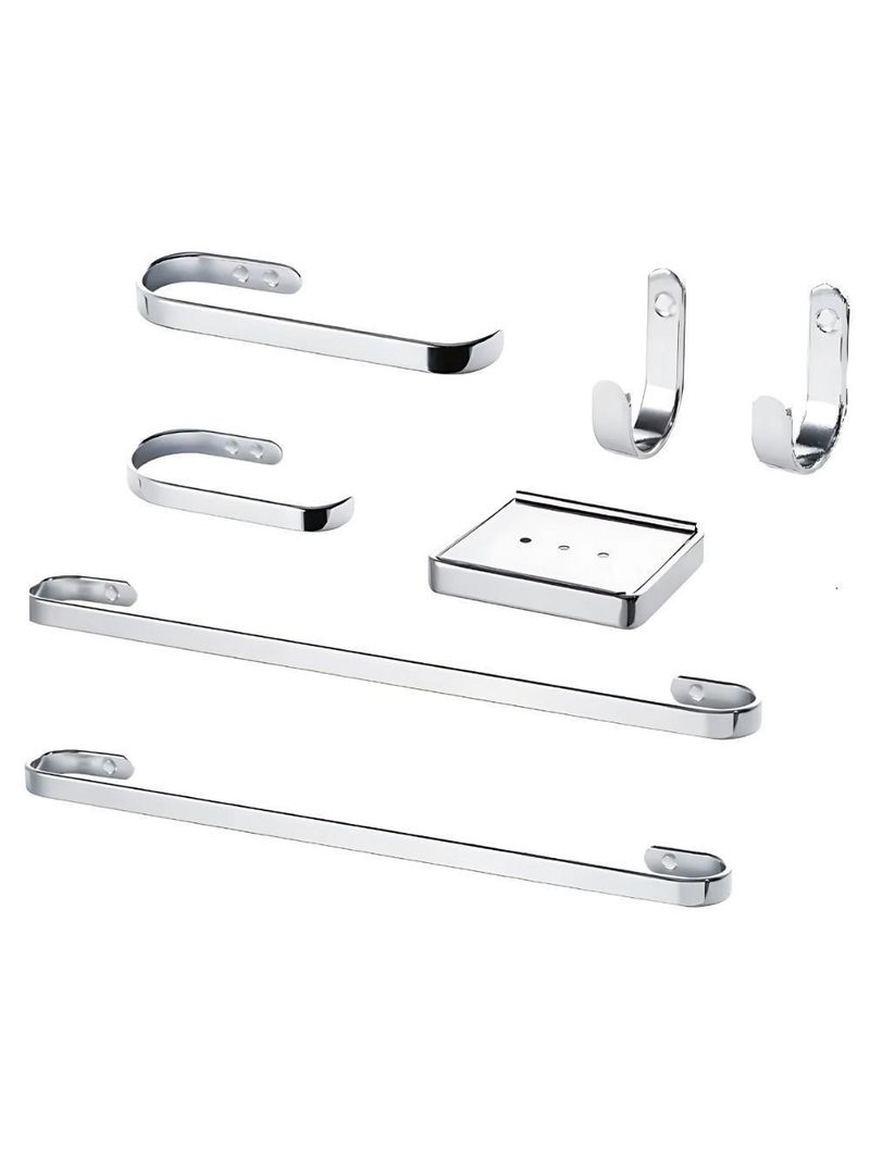 Suporte Kit De Acessórios Para Banheiro 7 Peças