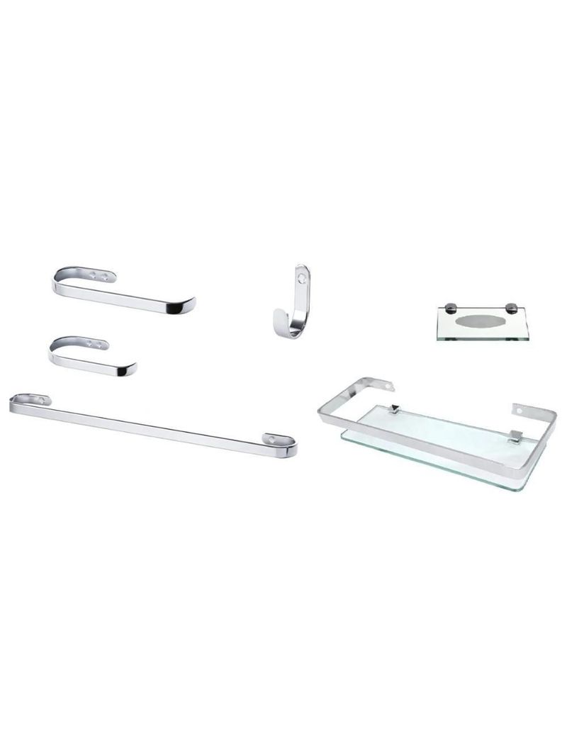 Suporte 1 Kit De Banheiro 6 Peças