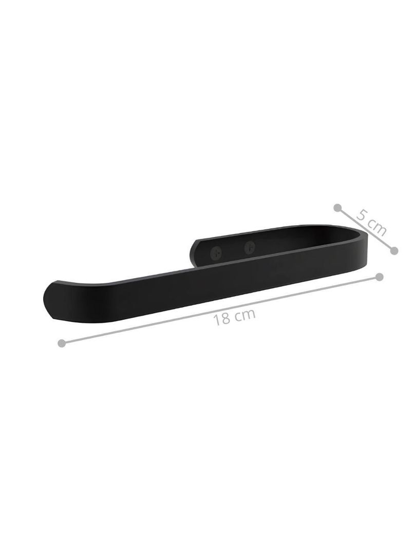 Suporte Kit De Acessório Para Banheiro 6 Peças Preto