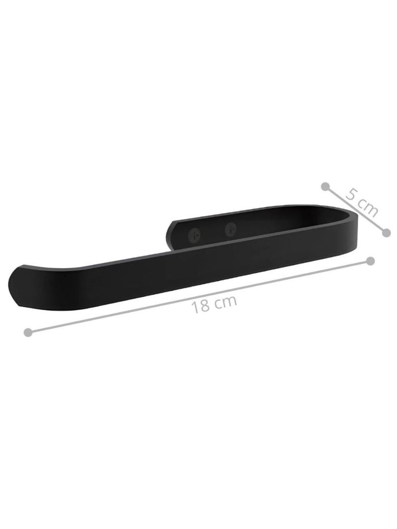 Suporte Kit De Acessório Para Banheiro 7 Peças Preto