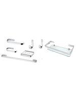 Suporte Kit De Acessório Para Banheiro 7 Peças