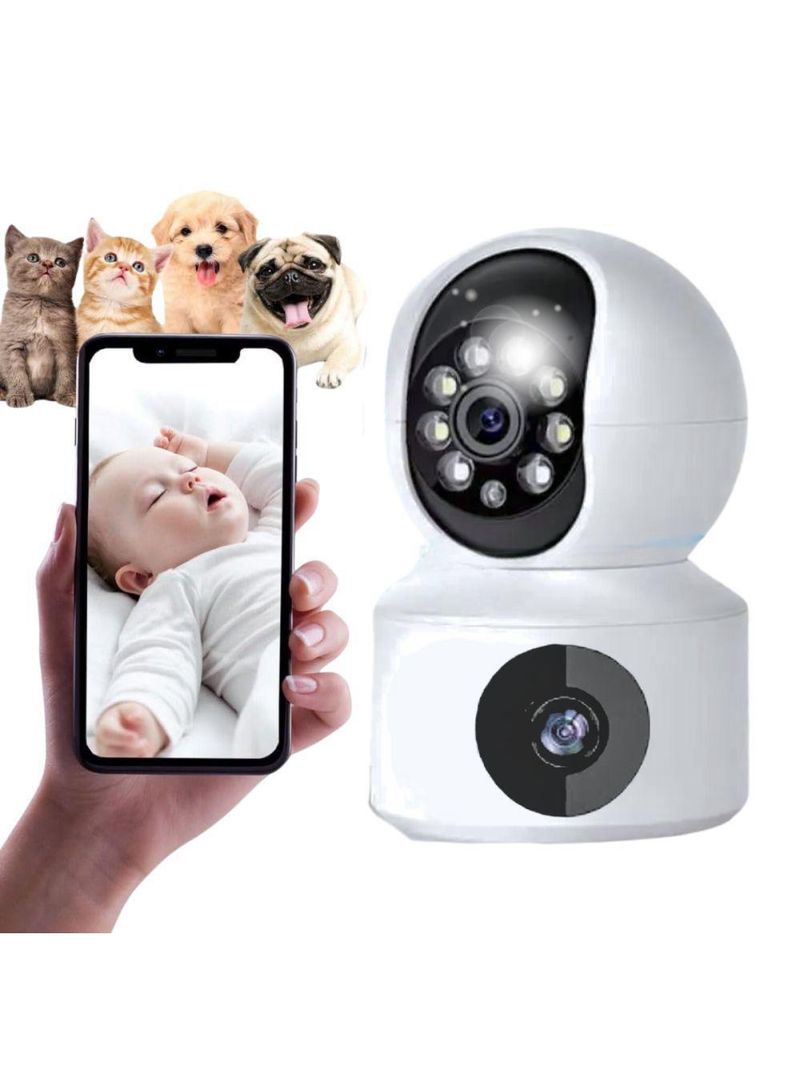 Câmera Babá Eletrônica Wi-fi 360° Full Hd 1080p