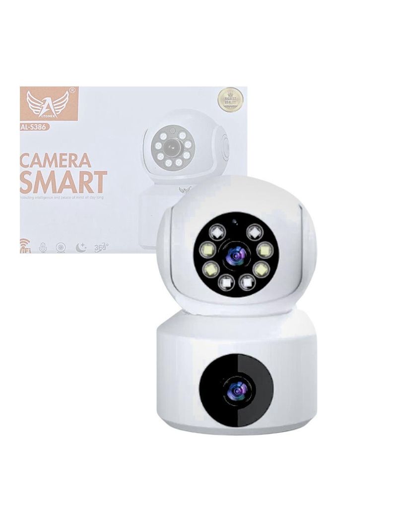 Câmera Babá Eletrônica Wi-fi 360° Full Hd 1080p