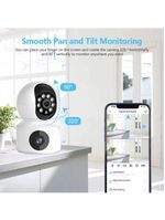 Câmera Babá Eletrônica Wi-fi 360° Full Hd 1080p