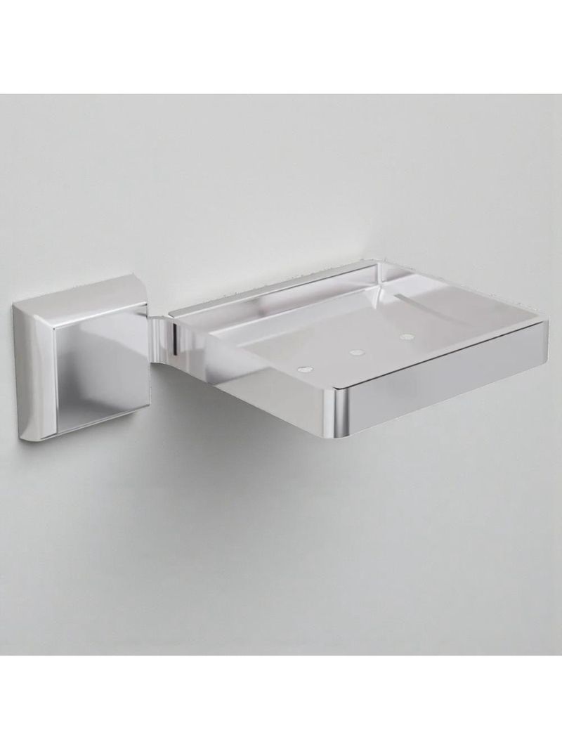 Suporte Sabonetera Luxo Quadrada