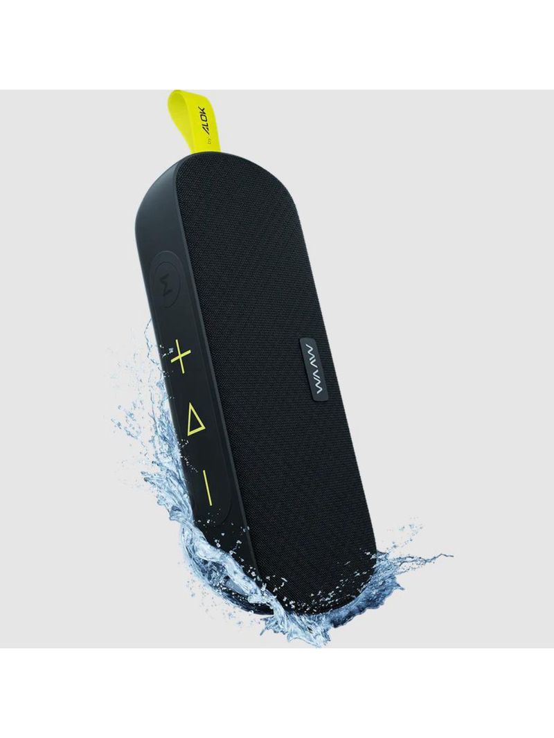 Caixa som  waaw by alok us 100sb bluetooth 10w rms ipx6 tws