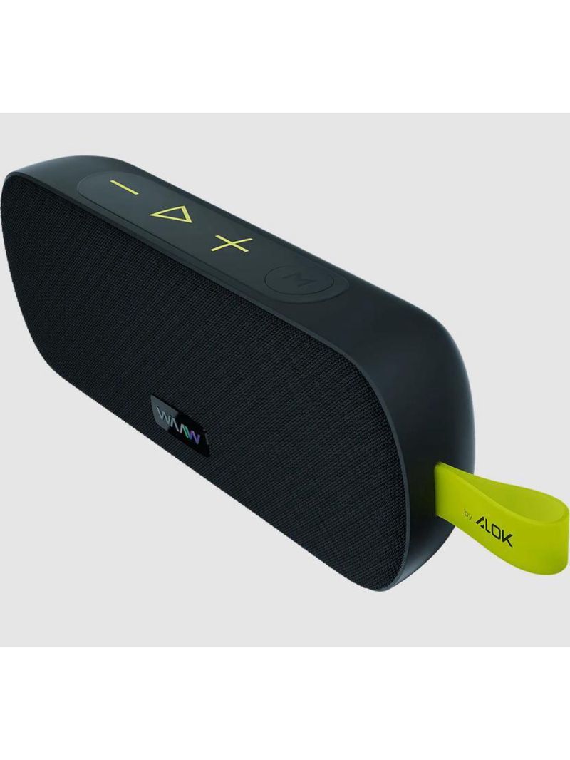 Caixa som  waaw by alok us 100sb bluetooth 10w rms ipx6 tws