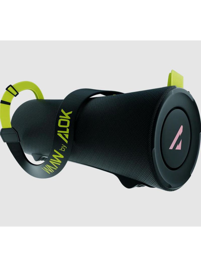 Caixa som waaw alok boom 100sb bt à prova d’água 40w rms tws