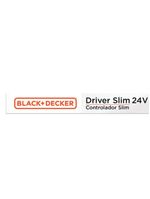 Fonte driver slim fita de led 100-240v 25a 60w black+decker