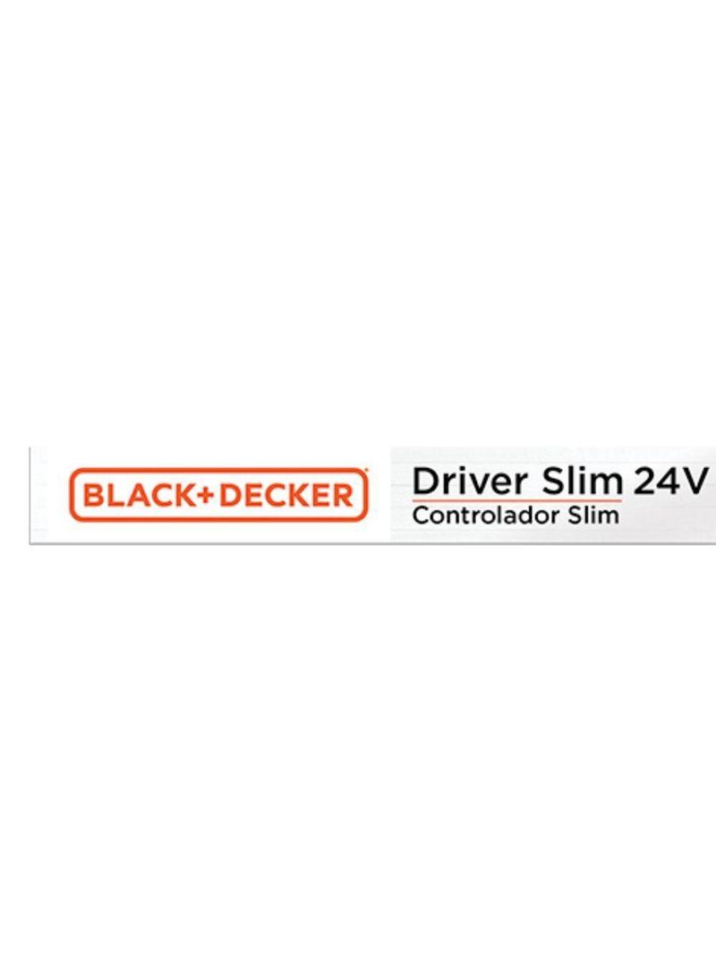 Fonte driver slim fita de led 100-240v 25a 60w black+decker