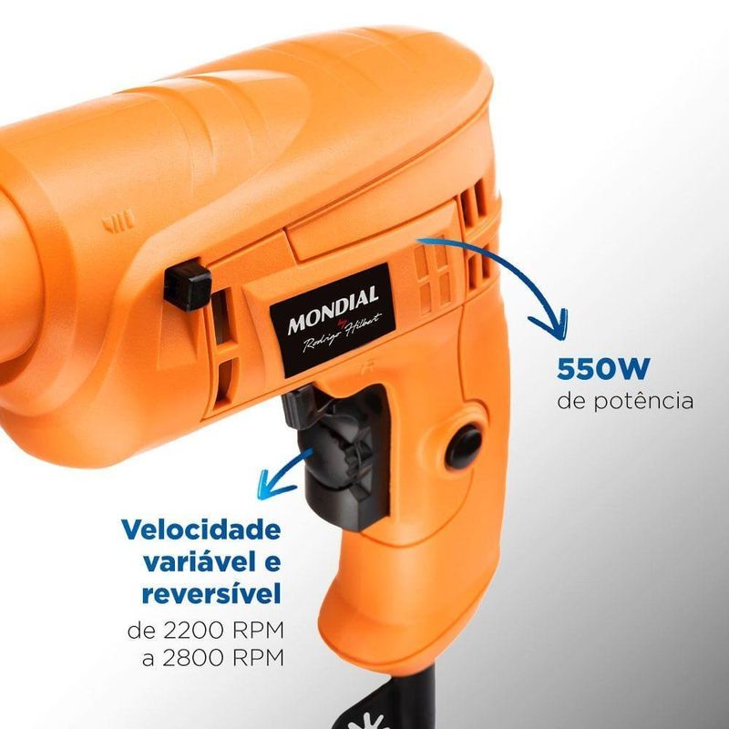 Furadeira Com Impacto Mondial - Fi-rh-01m 220v/60hz