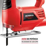 Serra Tico-tico Mondial Power Tools Fst-03 220v-vermelho