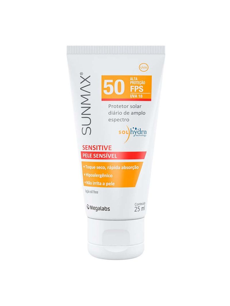 Sensitive fps50 sunmax - protetor solar