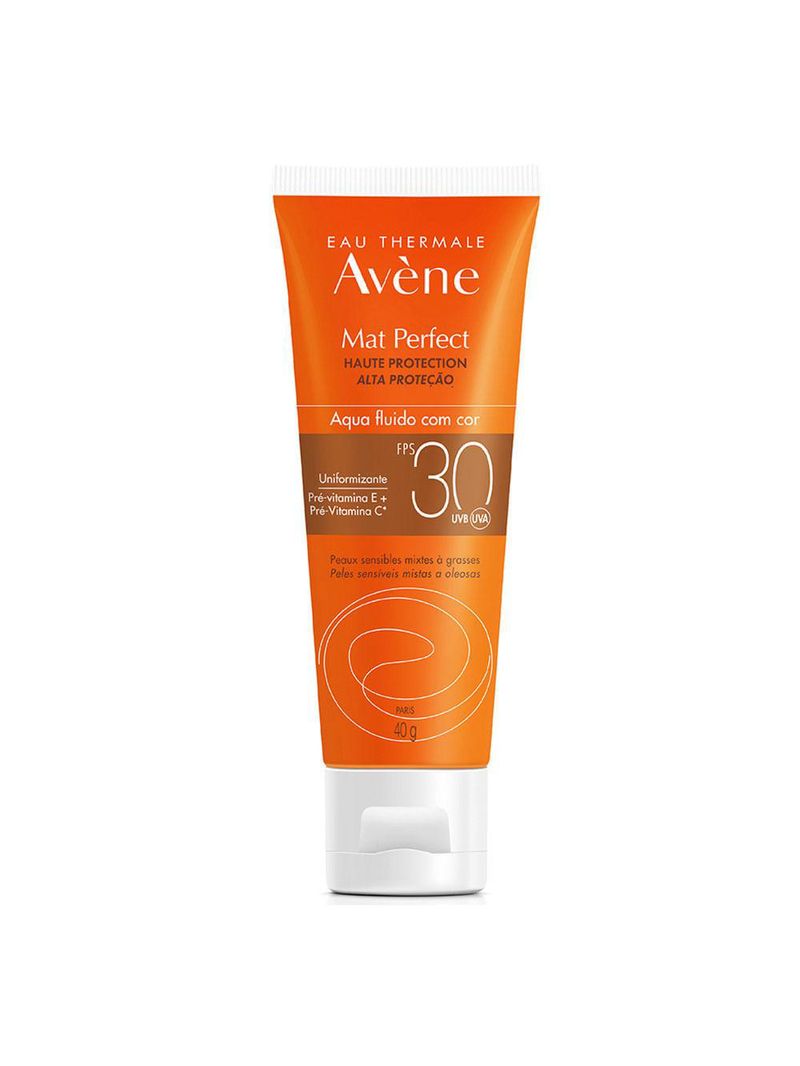 Protetor solar mat perfect com cor fps30 - avène