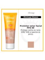 Protetor solar dermage - photoage mousse – cor clara fps 50
